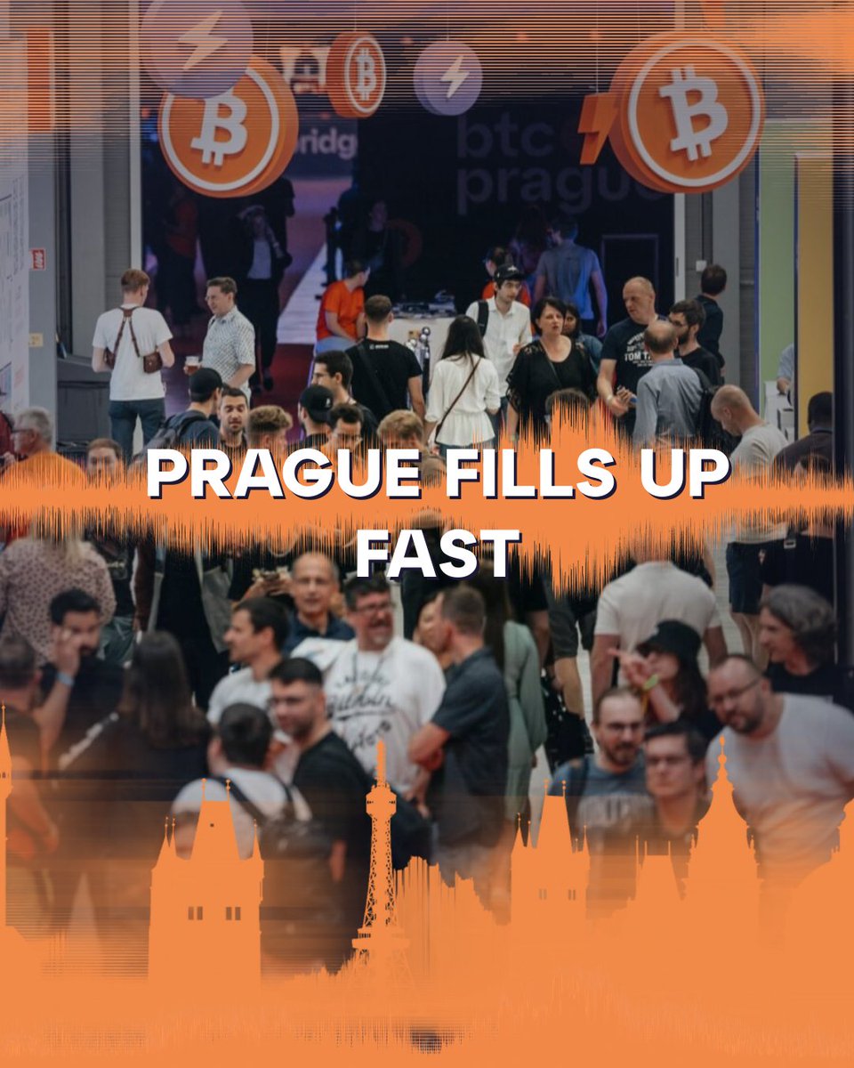 Last year the BTC Prague Expo sold out weeks before the event.

The floor was packed.
The conversations never stopped.

If you want to be there in 2026, plan ahead.

BTC Prague · June 11–13