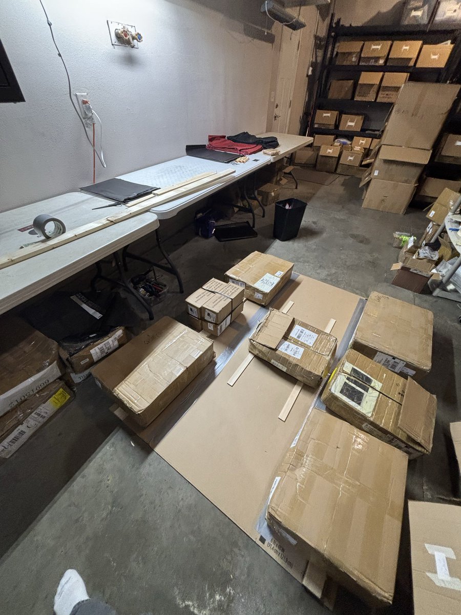 I had to figure out how to stabilize 2 science fair boards today. Turned out very nicely!!!

It is in fact 6ft tall and half a foot taller than me