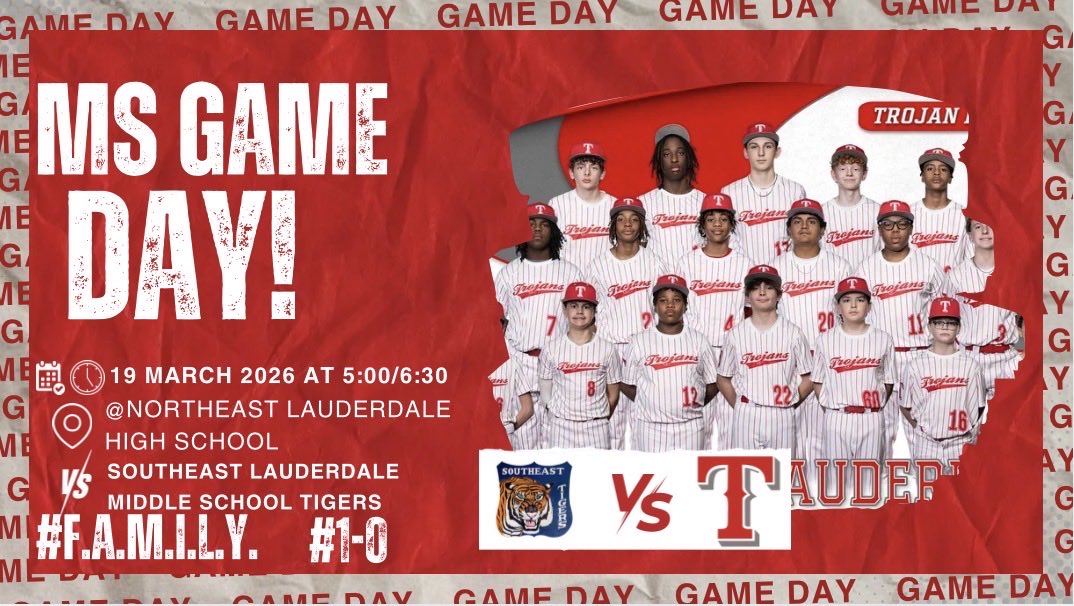 Northeast Lauderdale Trojans Baseball tweet media