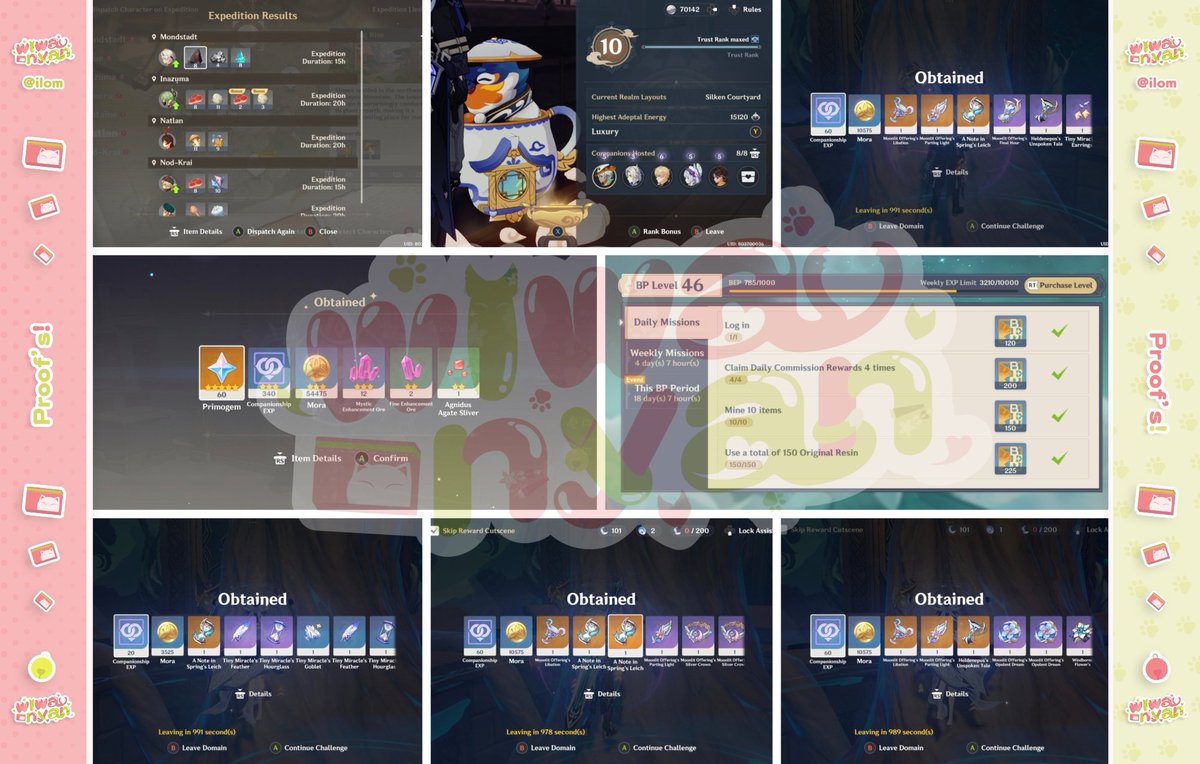 wiwa! 🩷 Genshin WuWa HSR ZZZ joki pilot tweet media