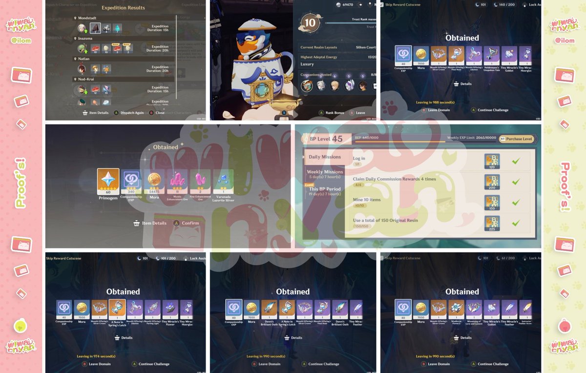 wiwa! 🩷 Genshin WuWa HSR ZZZ joki pilot tweet media