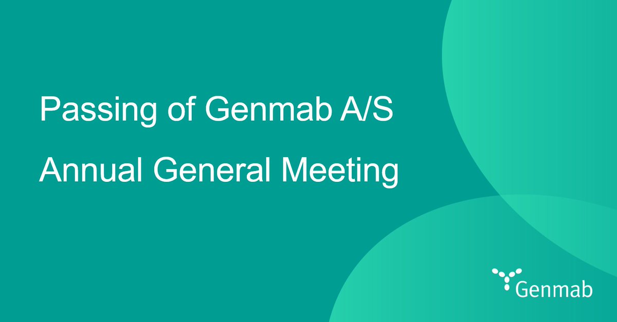Genmab tweet media