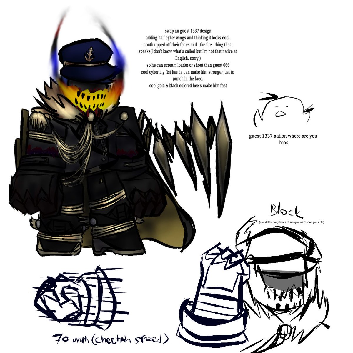 MamaMita80119's tweet photo. Guest 1337 au swap design https://t.co/DzThhsQjB2