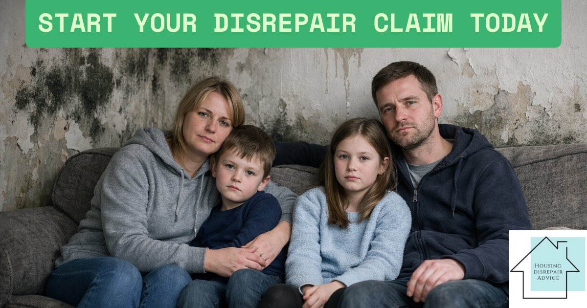 Housing disrepair advice tweet media