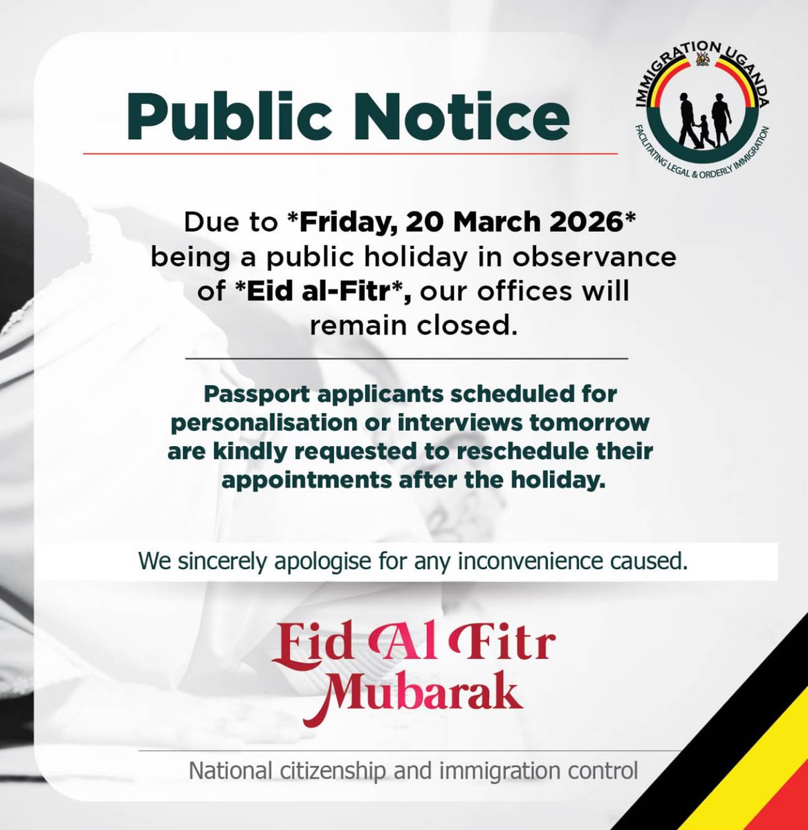 Immigration Uganda tweet media