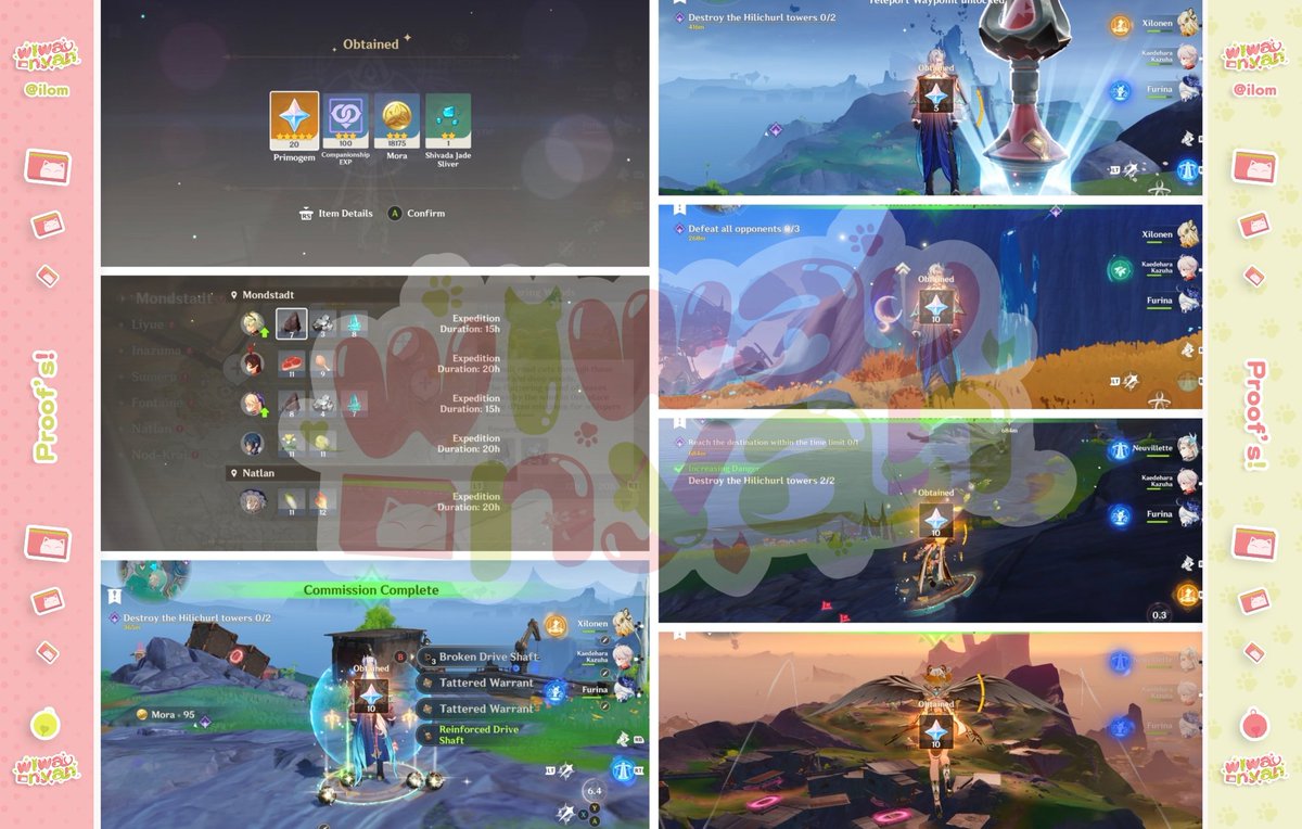 wiwa! 🩷 Genshin WuWa HSR ZZZ joki pilot tweet media