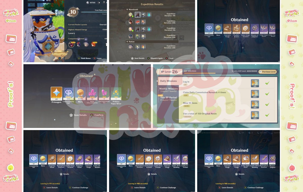 wiwa! 🩷 Genshin WuWa HSR ZZZ joki pilot tweet media