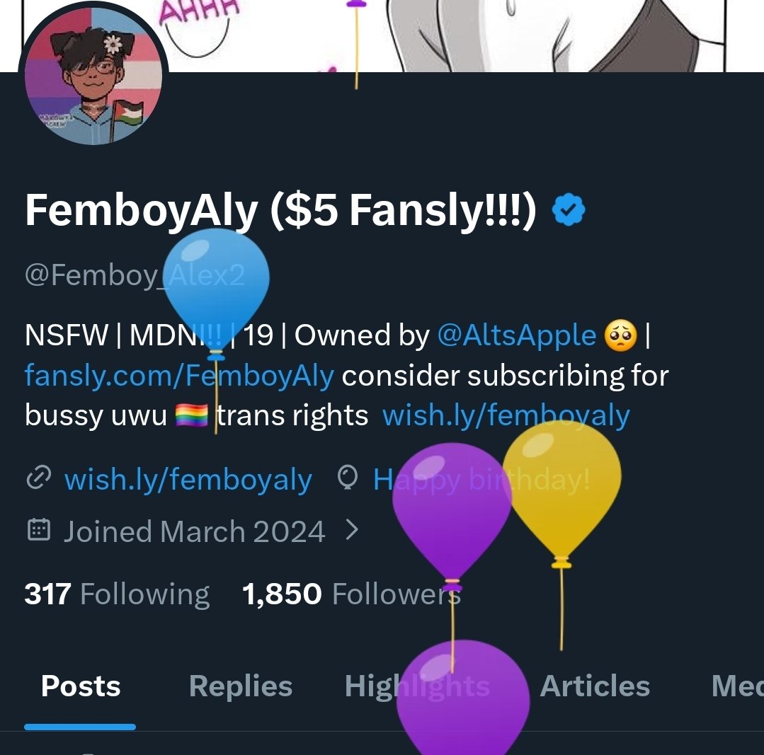 FemboyAly ($5 Fansly!!!) tweet media
