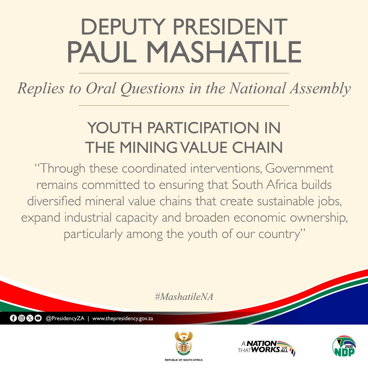 Paul Mashatile🇿🇦 tweet media