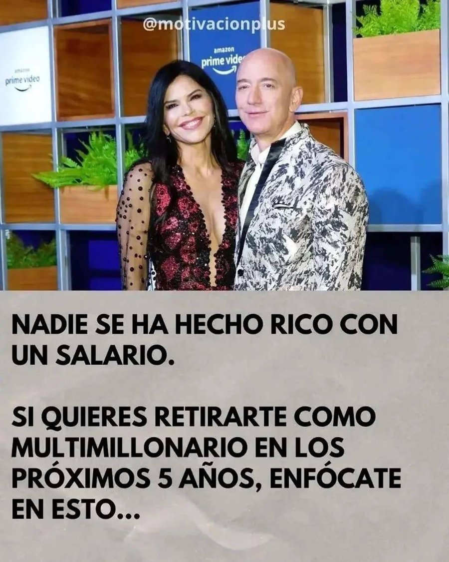 victormejiaperu's tweet photo. 🧵 1/7
NADIE se ha hecho rico ganando un salario mensual.
El salario paga cuentas… pero la riqueza se construye con visión, inversión y disciplina.

Deja de intercambiar tiempo por dinero.
Empieza a hacer que el dinero trabaje para ti. https://t.co/w8qYbuDkok