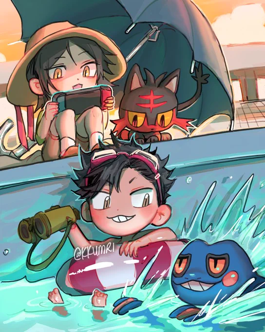 HAIKYUU X POKEMON #iwaoi #kagehina #bokuaka #kuroken