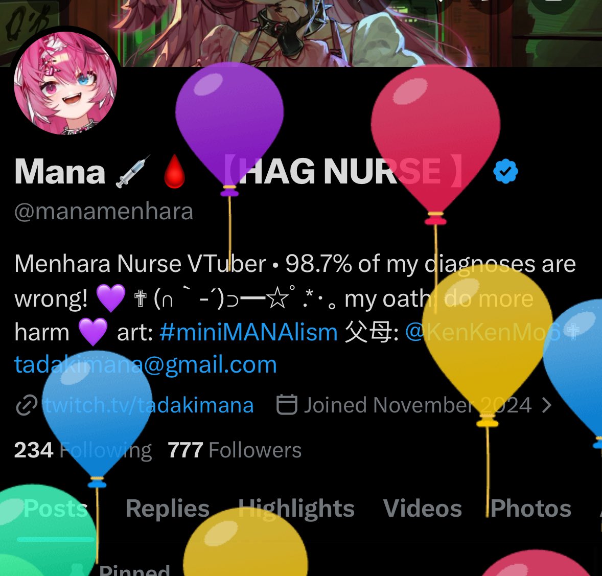 Mana 💉🩸 【HAG NURSE 】 tweet media