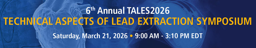 DrFerminGarcia's tweet photo. #TALES is here! 🎉

Join @PennCardiology and my colleague, master director @rdschaller, for an in-depth program on everything you need to know about lead management. Don’t miss it! https://t.co/wGITYdmhFm