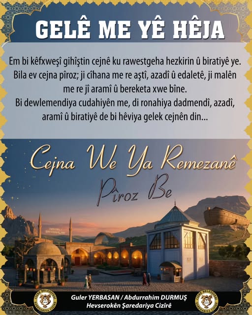 Şaredariya Cizîrê - Cizre Belediyesi tweet media