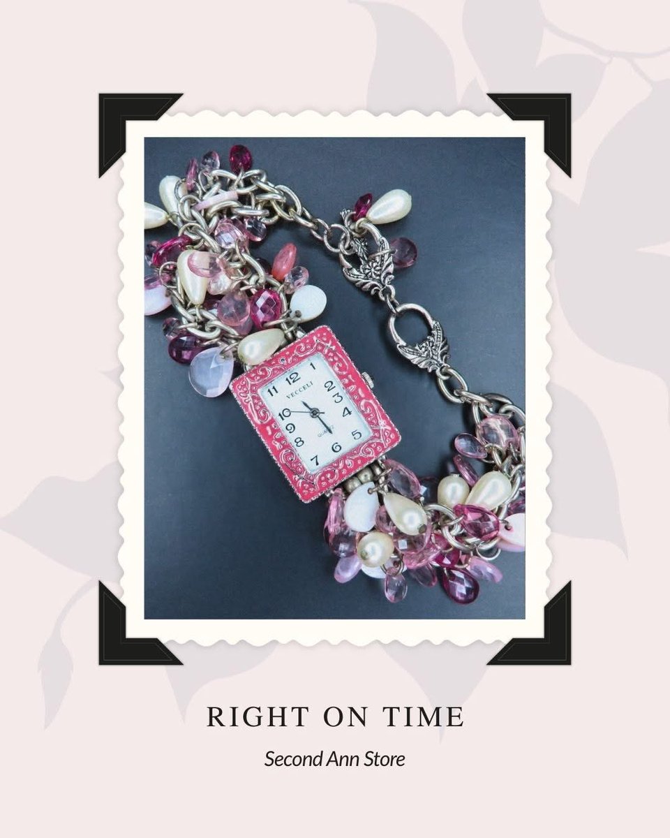secondannstore's tweet image. A statement piece that doesn’t just stand out… it tells time, too!🤗 

Discover more at SecondAnnStore.com | Offers always welcome.

#SecondAnnStore #ShopWithSAS #Watches #Jewelry #Vintage