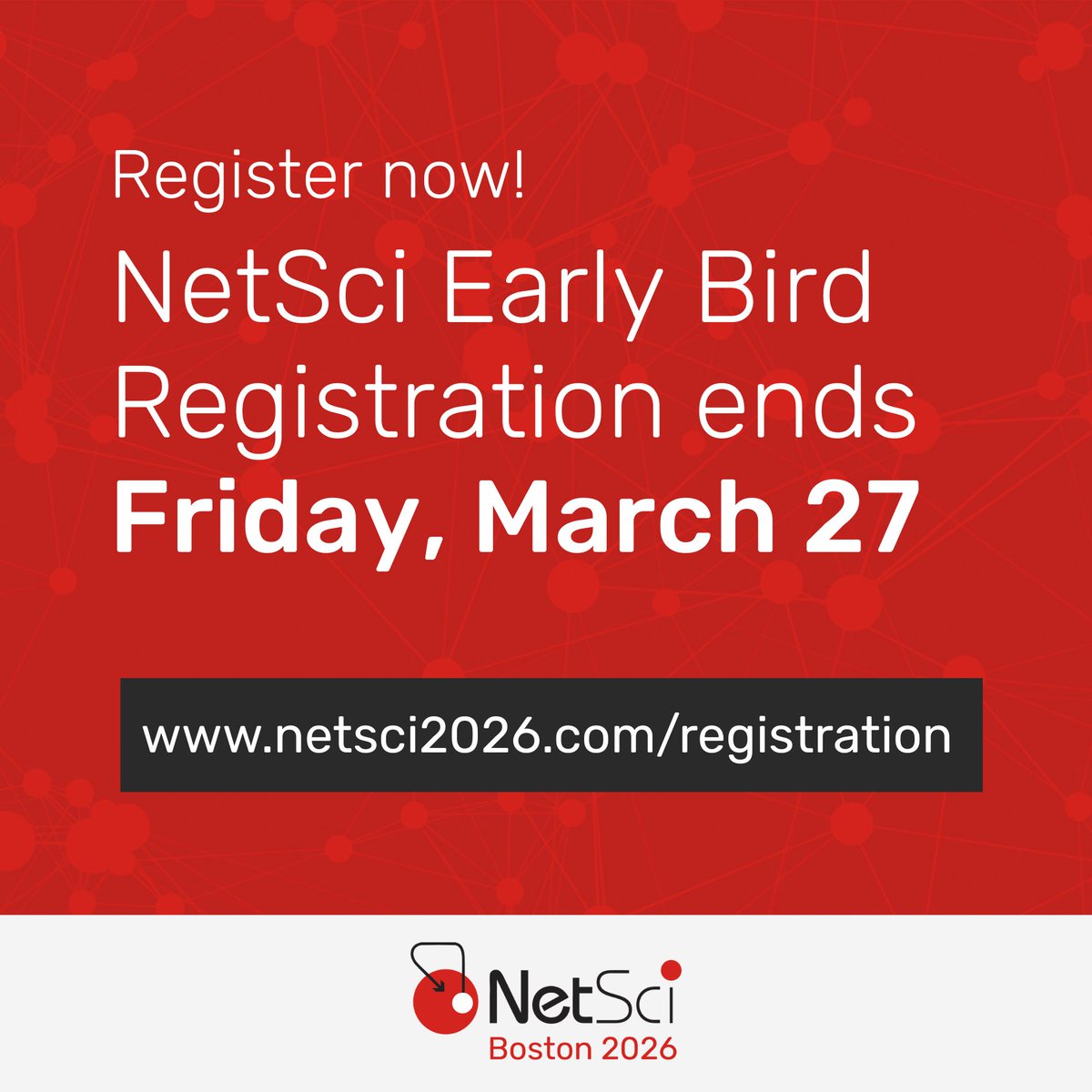 NetSci 2026 tweet media