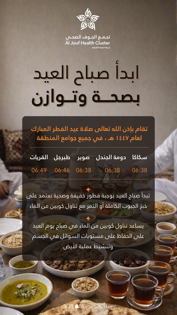 تجمع الجوف الصحي tweet media