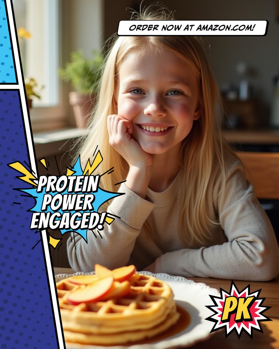 powkakes's tweet image. Power up your mornings the fun way ⚡🥞

Big smiles, better breakfasts, and protein-packed pancakes that keep up with your day. 💪

Ready to level up your stack?
👉 Order now on Amazon

#ProteinPower #BreakfastUpgrade #HealthyKids #PancakeGoals #PowKakes