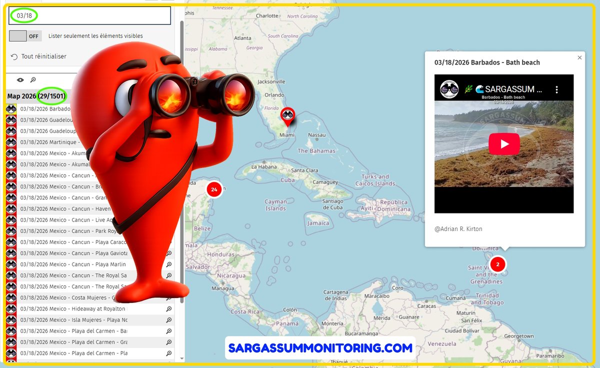 Sargassum Monitoring® tweet media