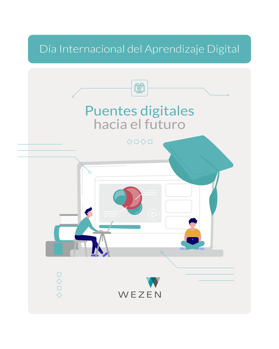 WezenGroup's tweet photo. Hoy es el Día del Aprendizaje Digital. 🎓🌍

En #Wezen creemos en la tecnología como motor de cambio. Junto a la Fundación Empujar, apoyamos la formación de jóvenes para potenciar su empleabilidad y futuro. 💙

#EdTech #RSE #EducaciónDigital #TransformaciónDigital https://t.co/GWpp7dPIo3