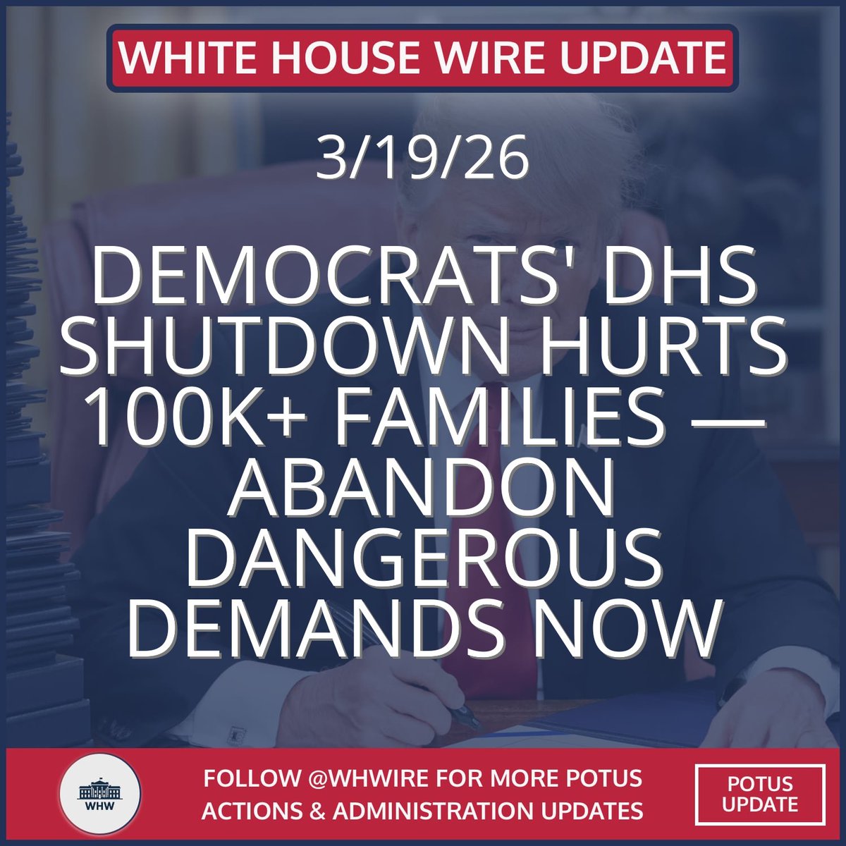 White House Wire tweet media