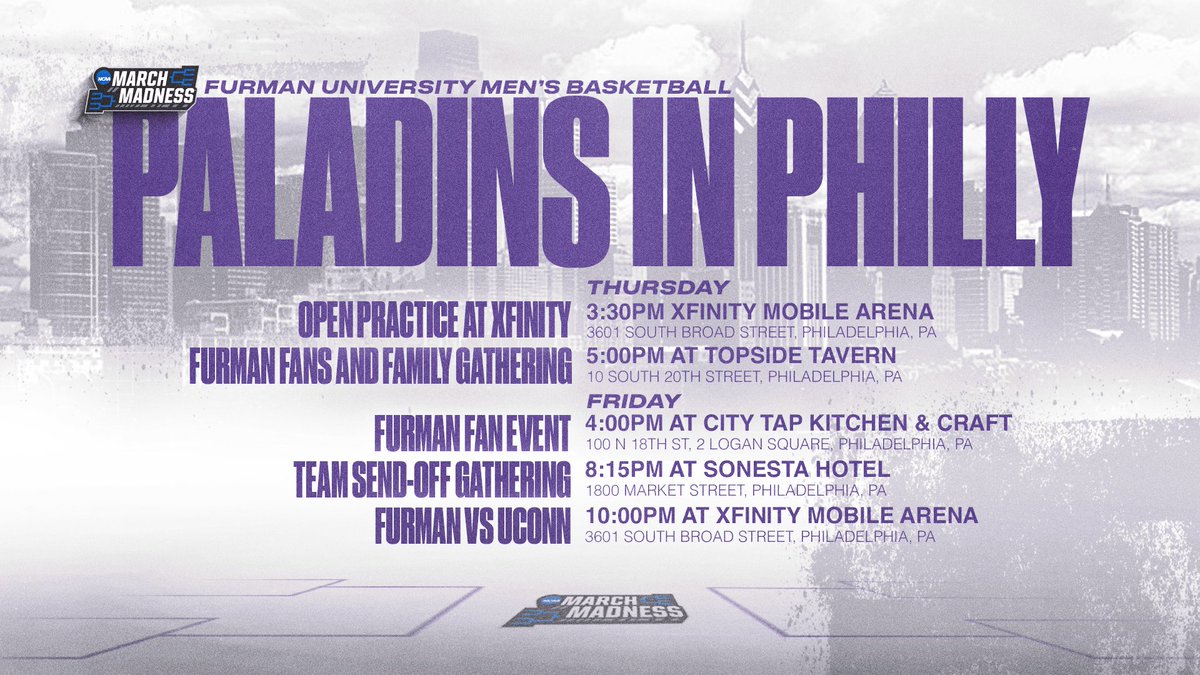 Furman Paladins tweet media