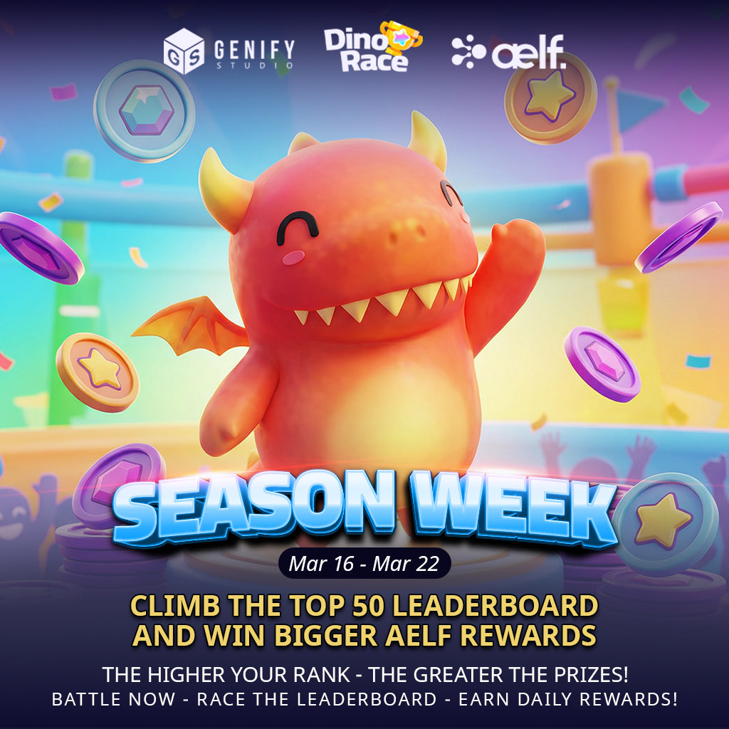 🚀 DinoRace – The race never stops! 🦖🔥
The market may be unstable, but opportunities always belong to those who take action! 💪 DinoRace remains the perfect place to play, climb the ranks, and earn rewards every day.
🏆 Join now – Climb the TOP and win rewards:
•Compete on
