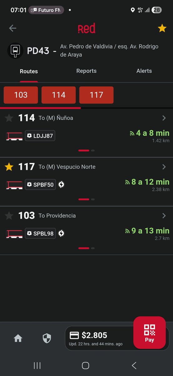 Julitamonse's tweet photo. Qué pasó con la 117 que pasaba a las 6:57? Y la que pasaba a las 7:05? Desde hace unos días ha bajado el flujo de transporte público a esta hora... paradero de R. De Araya con Pedro de Valdivia, ya hay más de 30 personas esperando. Son una vergüenza. @Red_Movilidad @TTISantiago https://t.co/3JyiAX8NZ4