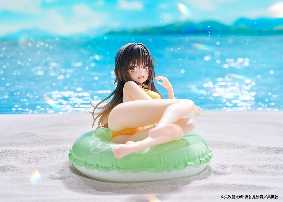 To LOVEる　Aqua Float Girls フィギュア　古手川唯 To LOVEる ダークネス」より浮き輪に乗った「ララ」と「古手川唯」が