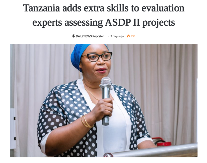 GEI_GlobalEval's tweet photo. 🇹🇿 Good news from Tanzania! Government evaluators are building skills to assess public programs using #evidence. 

@dailynewstz featured #EvaluationCapacityDevelopment efforts in the Tanzanian government, supported by @GEI_GlobalEval  &amp; @CLEARAA1. 

More: https://t.co/cPXbaPQL08 https://t.co/wOr0WzGIsD