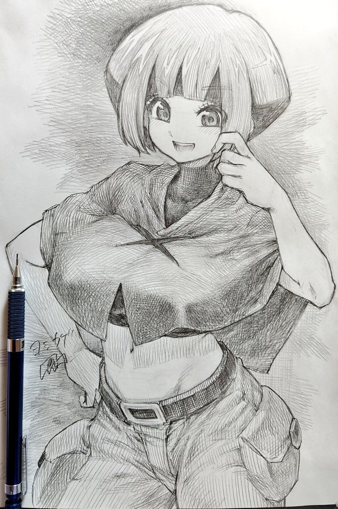 ポケモンよりジムリーダーのナタネさんの落書き。
昨日上げたウチキド博士が検索を除外されてるのでメディア欄から観てくださいませ。