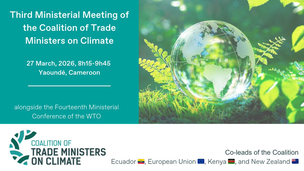 Coalition of Trade Ministers on Climate tweet media