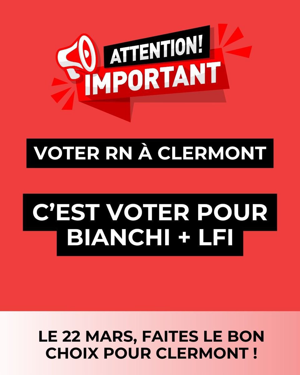 Dimanche, ne nous trompons pas. #bony2026