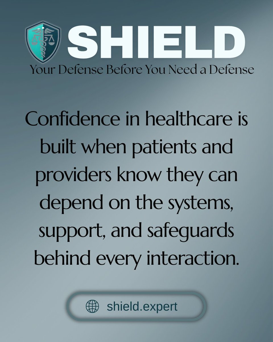 muhamadalyrifai's tweet image. Reliable systems create stronger confidence in care. Protection, consistency, and trust remain essential in healthcare. #Shield #TrustInCare #HealthcareSolutions