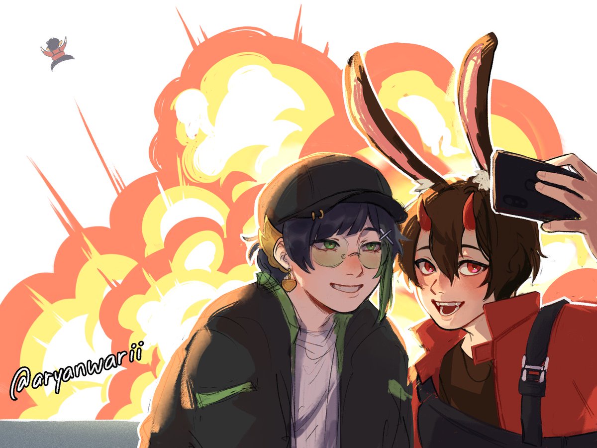 aryanwarii's tweet photo. A little late but otsu for APEX!! Enjoy banget nontonin POV dua-duanya XD
#Yudiartsbun #raspberrymonsta https://t.co/MbtCncfprJ