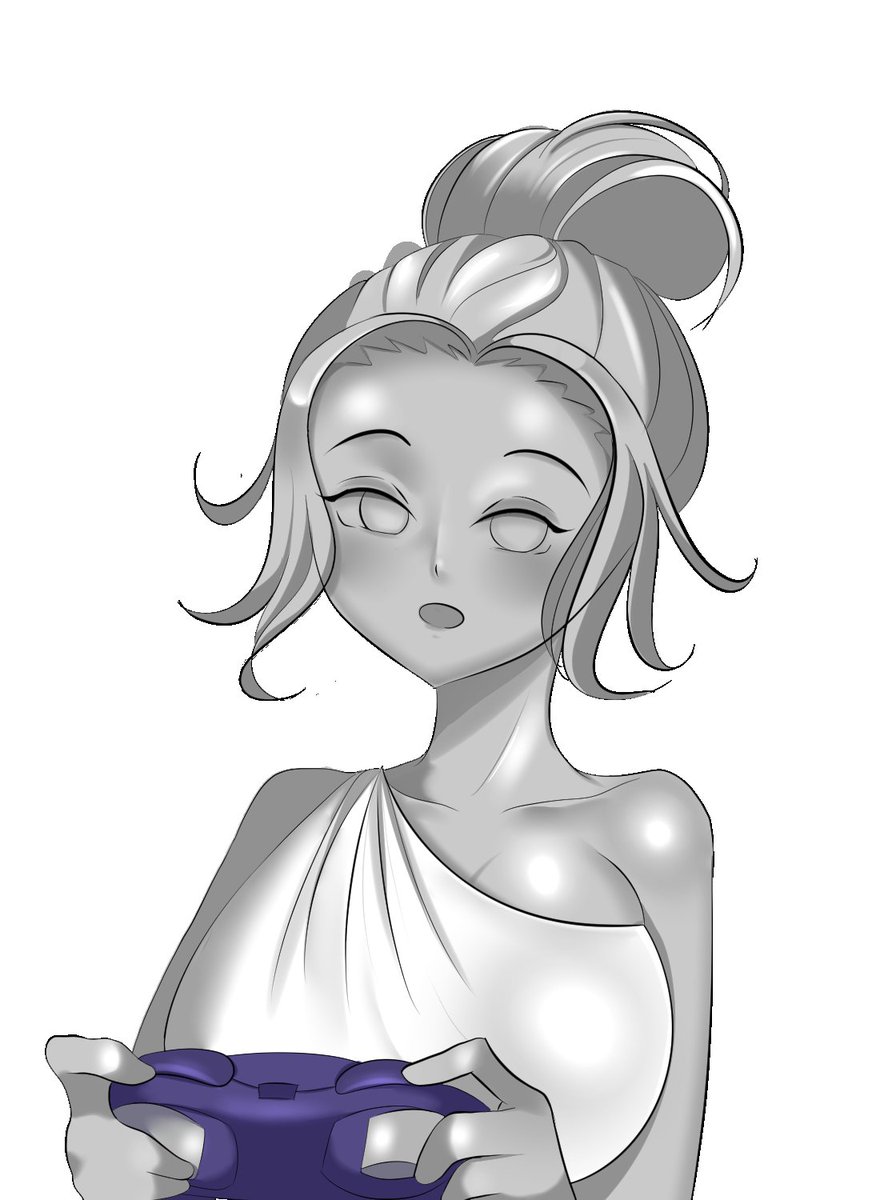 Pygmalion Brutus 🪨statue vtuber - debut wip tweet media