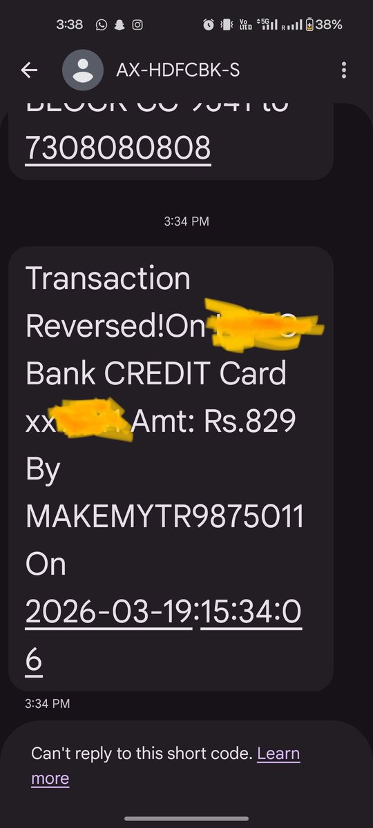 haveyoumetharit's tweet photo. Booked round trip from DXB to DEL . I was able to get to DEL, but my return flight to DXB was cancelled by @airindia. Total cost was 24,100 INR. Booked through @makemytrip
The refund, for an international flight, is 829 INR.
Please explain this logic?
@jagograhakjago @MoCA_GoI https://t.co/HKhm7P5vQD
