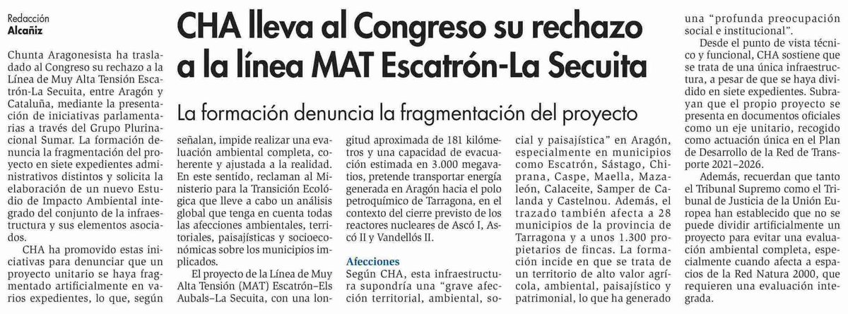 Chunta Aragonesista tweet media