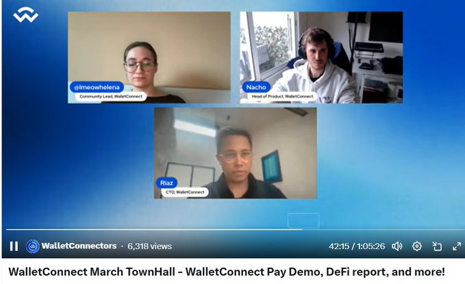 rh_rokib891's tweet photo. The March 2026 @WalletConnect TownHall recording is available on YouTube from the official WalletConnect channel.The full video titled WalletConnect March TownHall @wctclub Pay Demo DeFi report and more.
Using YouTube Built-in Tools,Free Online/Software Options. https://t.co/YxNI99k4HB