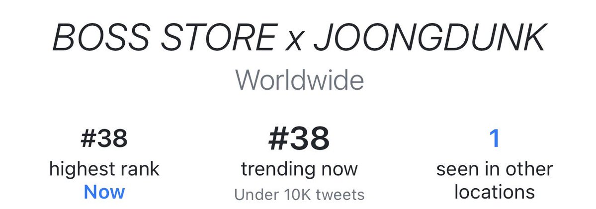 JOONGDUNK TREND tweet media