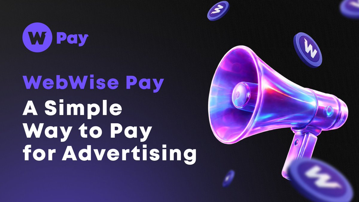 webwise_pay's tweet photo. WebWise Pay: simple way to pay for advertising

Working with online marketing, advertising, and digital campaigns? WebWise Pay makes your workflow simpler and more efficient.

With WebWise Pay, you can pay for advertising services and tools using digital assets 👇 https://t.co/JBXCgA8KMW