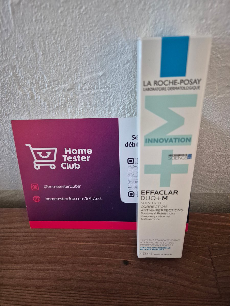 pascalwieczo's tweet photo. LA ROCHE POSAY - EFFACLAR Duo + M

Soin anti-boutons, anti-point noirs, anti marques post-acné, anti-rechutes enrichi par la science du microbiome
- - Triple-correction anti-imperfections
- Action anti-rechute
- Action hydratante et regulatrice

@HomeTesterID 
@larocheposayca https://t.co/uW7LE06jq0