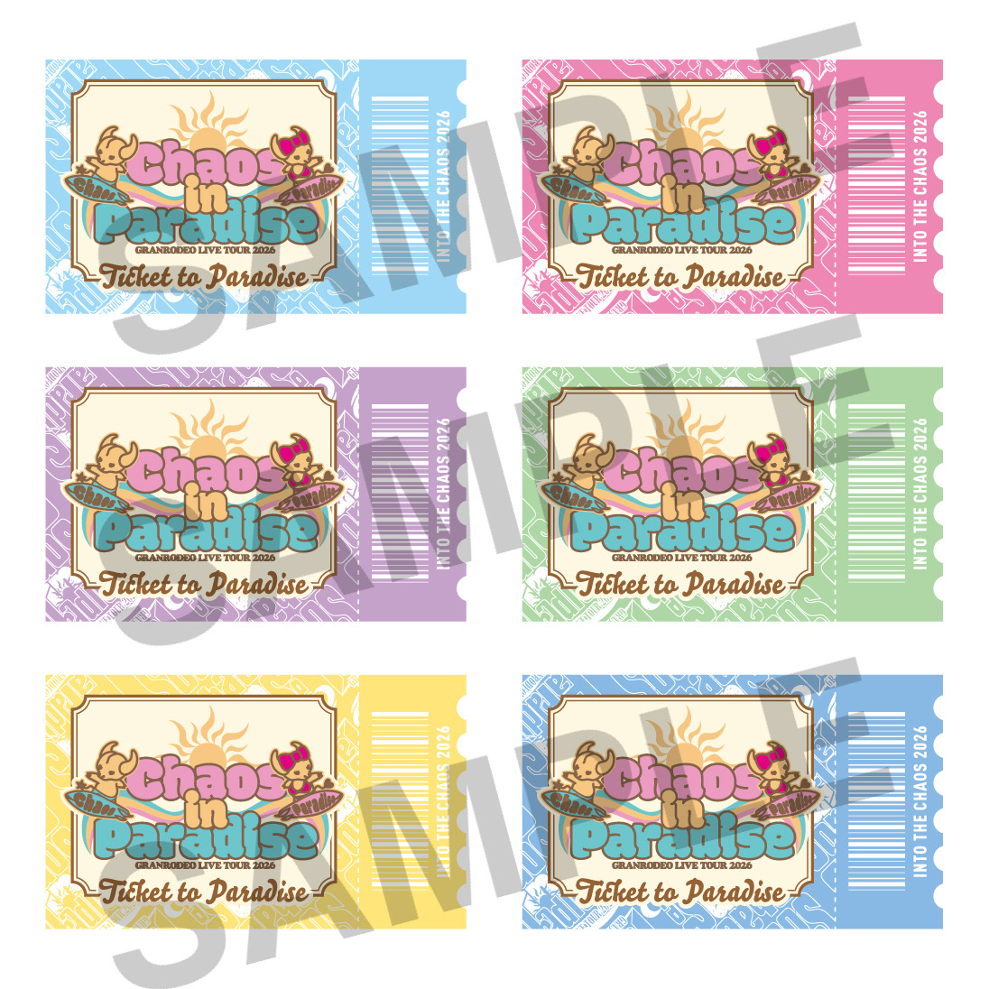 GRANRODEO LIVE TOUR 2026 🌀Chaos in Paradise🌴 会場でのグッズ販売