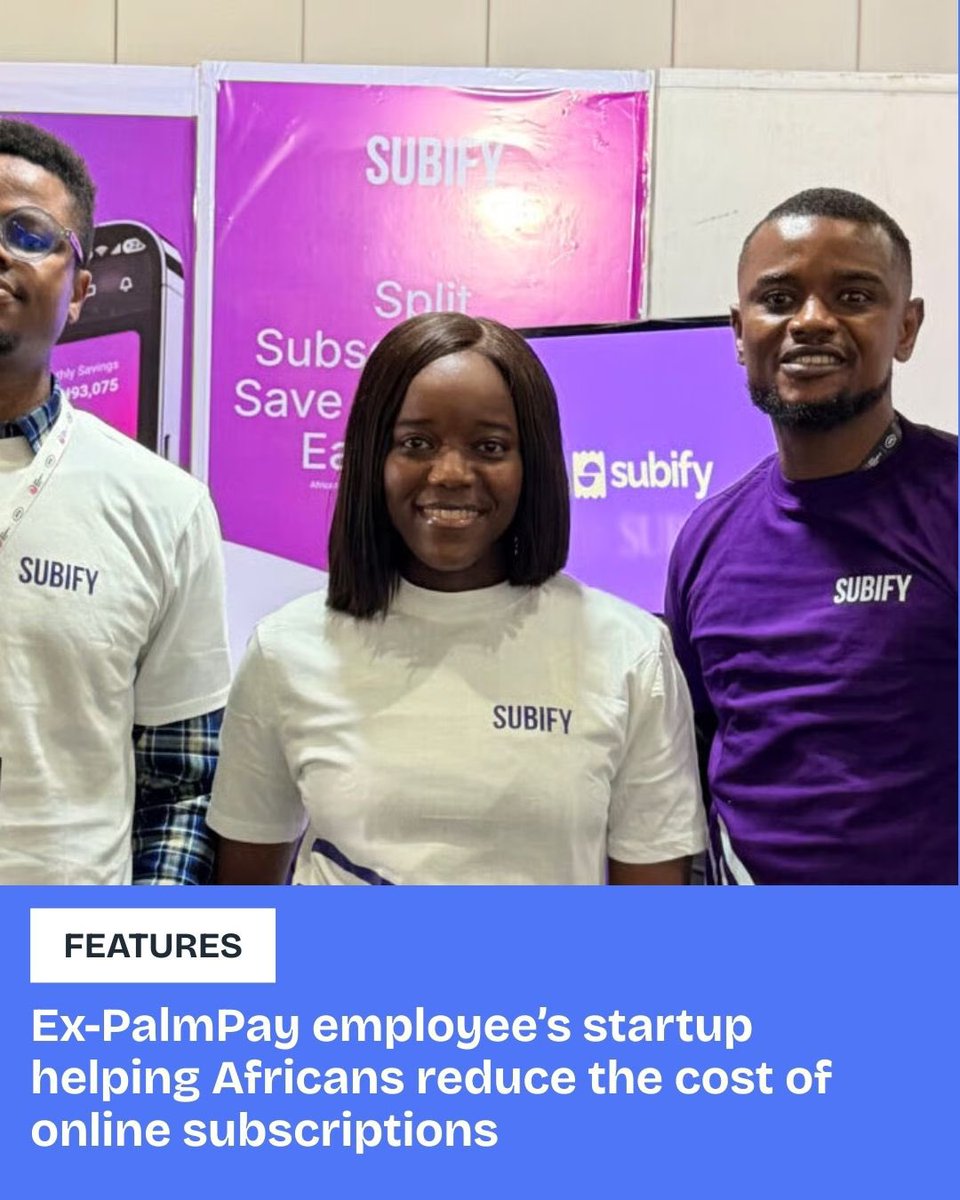 Subify (<a href="/UseSubify/">UseSubify</a>) is tackling a quiet problem: how expensive software subscriptions have become for Africans.

Instead of paying full price alone, users can split enterprise plans across a group, turning what used to be individual costs into shared ones.

Read