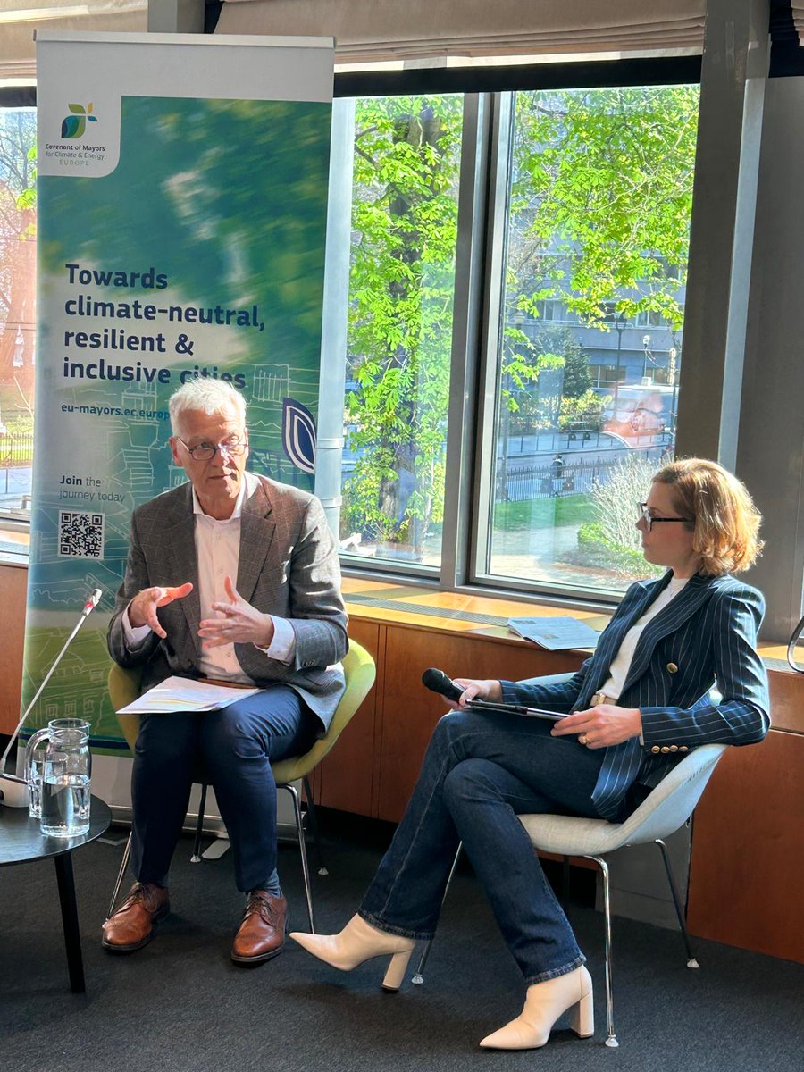 EA_CoR's tweet photo. Today, @EA_CoR member Andries @gryffroy spoke at the @CCRECEMR event on turning climate and energy ambitions into concrete actions. He highlighted that 75% of climate policies are implemented by #LRAs, making them their involvement the key to success for effective climate policy.
"LRAs are our 'boots on the ground'. That's why they need direct access to funding, also in the next MFF, and tangible support to take concrete actions and to move forward. Climate policy requires a multilevel, bottom-up approach."