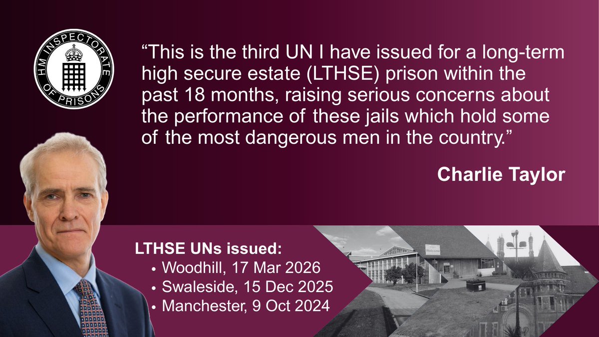 HMI Prisons tweet media