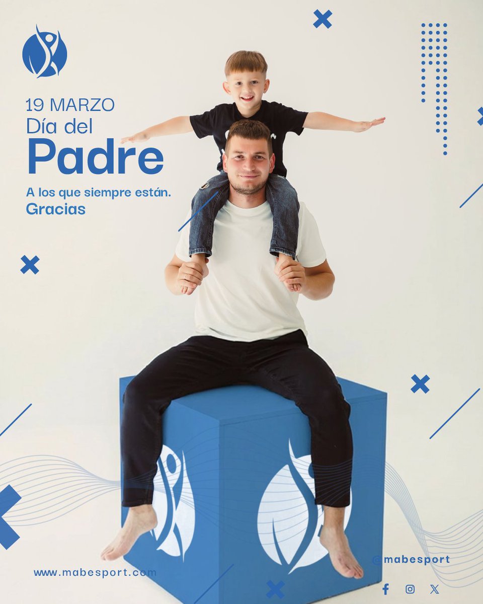 Mabesport_'s tweet photo. A los padres que siempre están.
En lo grande y en lo pequeño.
Feliz Día del Padre.
.
#DiaDelPadre #Mabesport
📞 675 16 08 41 · 🌐 https://t.co/vuRp5C9uAs https://t.co/cR8Ra1ABbO
