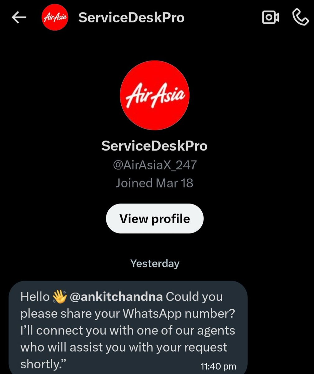 ankitchandna's tweet photo. @airasia @airasia - is the account shown below is legit and belong to you? https://t.co/gUGLRkkCoW
