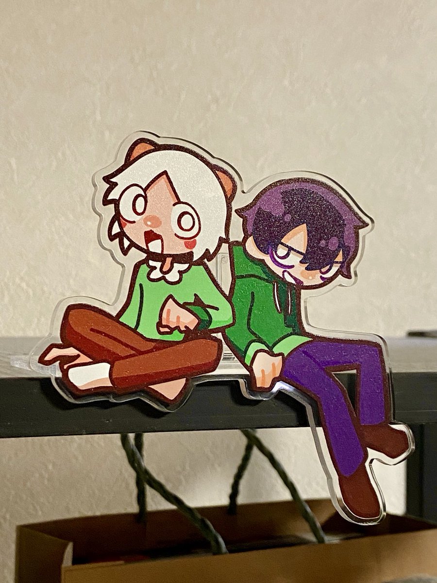 tanukizakaaa's tweet photo. Yousei印刷(#yousei_info )さんで注文していたおすわりスタンドが届きました！🥰
めっちゃ可愛い😭😭😭💕✨
#ふくたぬきとあも https://t.co/Smqu1x8Sdi