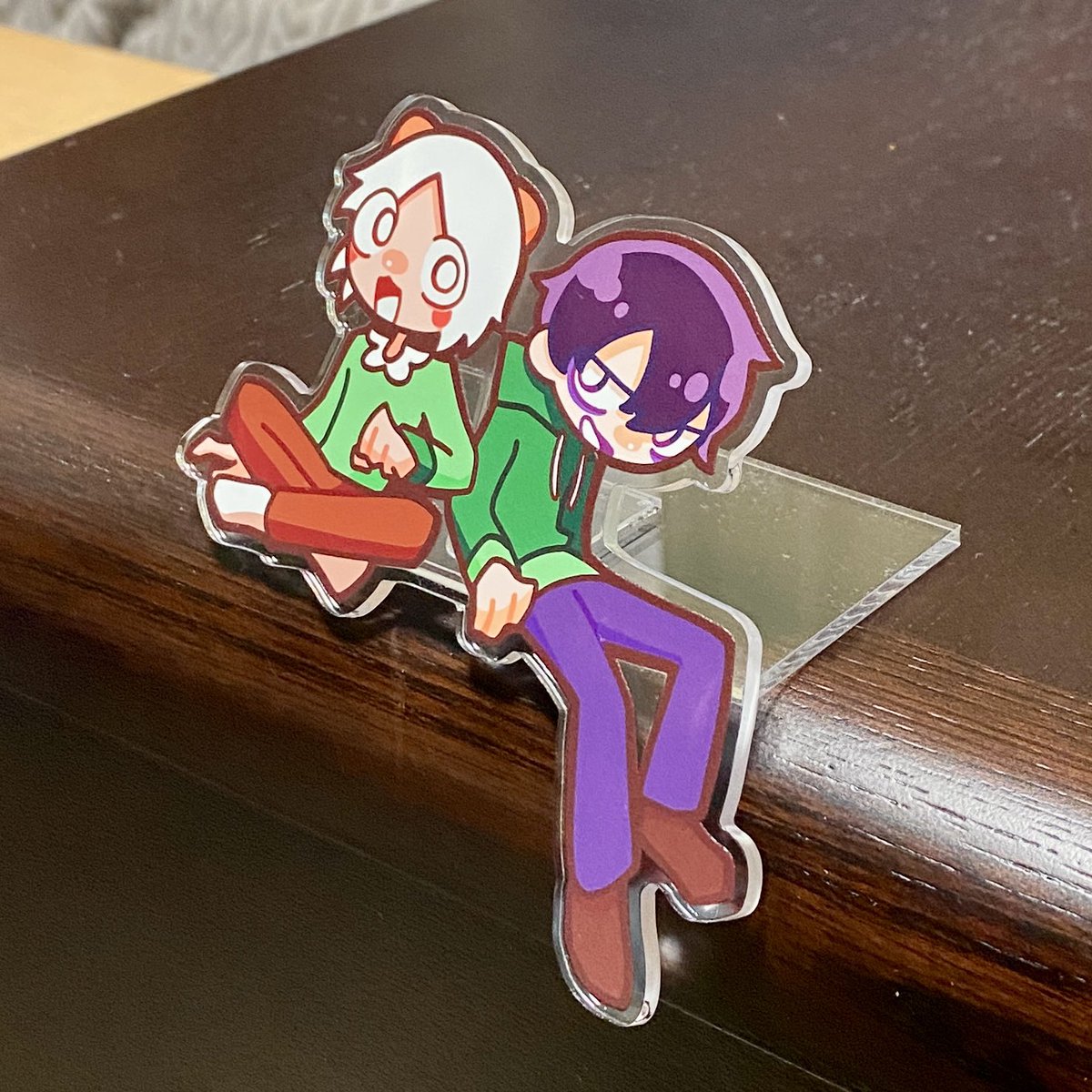 tanukizakaaa's tweet photo. Yousei印刷(#yousei_info )さんで注文していたおすわりスタンドが届きました！🥰
めっちゃ可愛い😭😭😭💕✨
#ふくたぬきとあも https://t.co/Smqu1x8Sdi